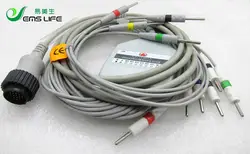 Kanz EKG 3,0 din 10 цельный кабель ЭКГ кабель ekg кабель
