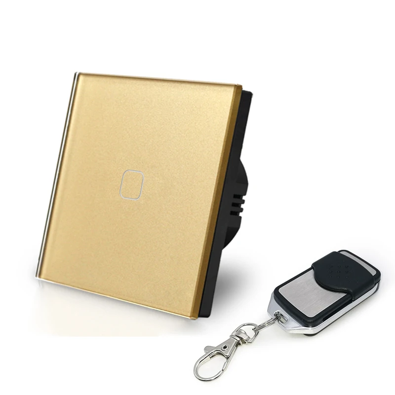 EU norm 86 gold wireless remote dimmer switch 110V remote control light
