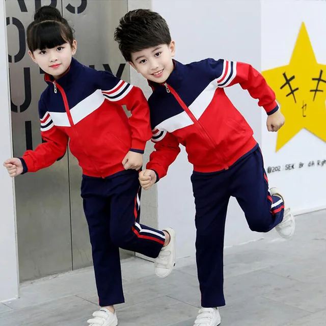 Children's Korean Japanese Student School Uniforms Clothing Girls Boys