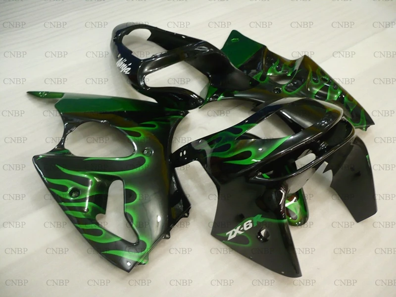 Обтекатель из АБС пластика для Kawasaki Zx6r 1998 1999 обтекатель Φ 636 жемчужно зеленый