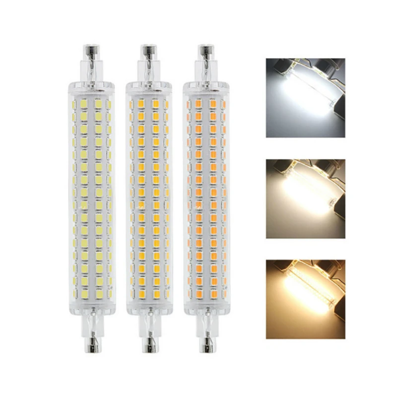 Светодиодный светильник R7S светодиодный кукурузный свет AC85-265V с регулируемой яркостью 5 Вт 10 Вт 12 Вт 15 Вт R7S кукурузная лампа