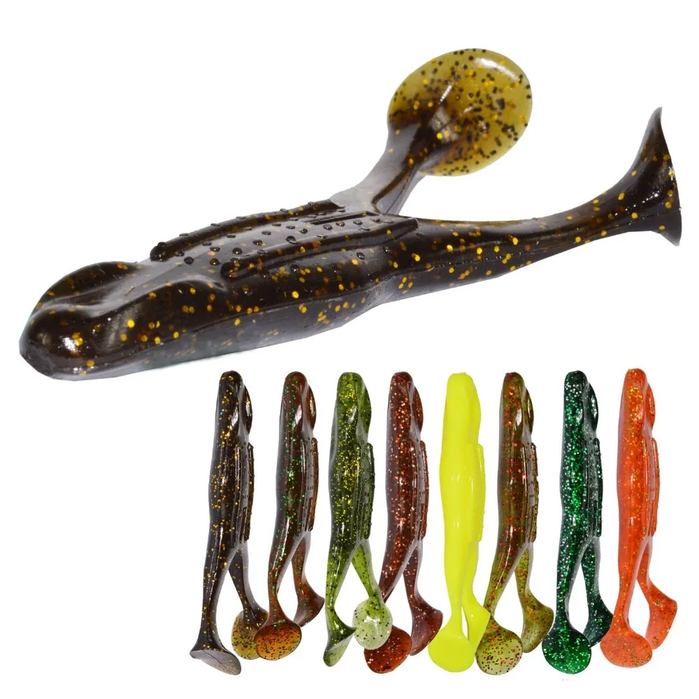 

Soft Fish Lure bait 105mm 13g Artificial Bait Plastic Lure 2pcs/lot 9 Colors Choice For Lakes Rivers Reservoirs Ponds