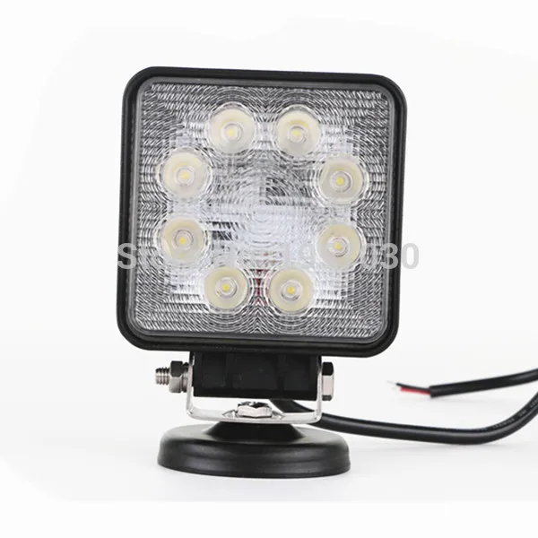 

-32V Super Slim Multifunctional Work 24W LED 4" Square Auto Light Universal for Truck/Tractor/4x4/Off Road/ATV/Vehicle/Bus