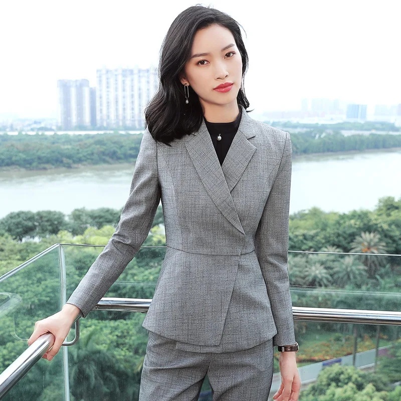 Business attire women's suit Ms. Fashion dress suit overalls han edition leisure suit tooling autumn wind of England