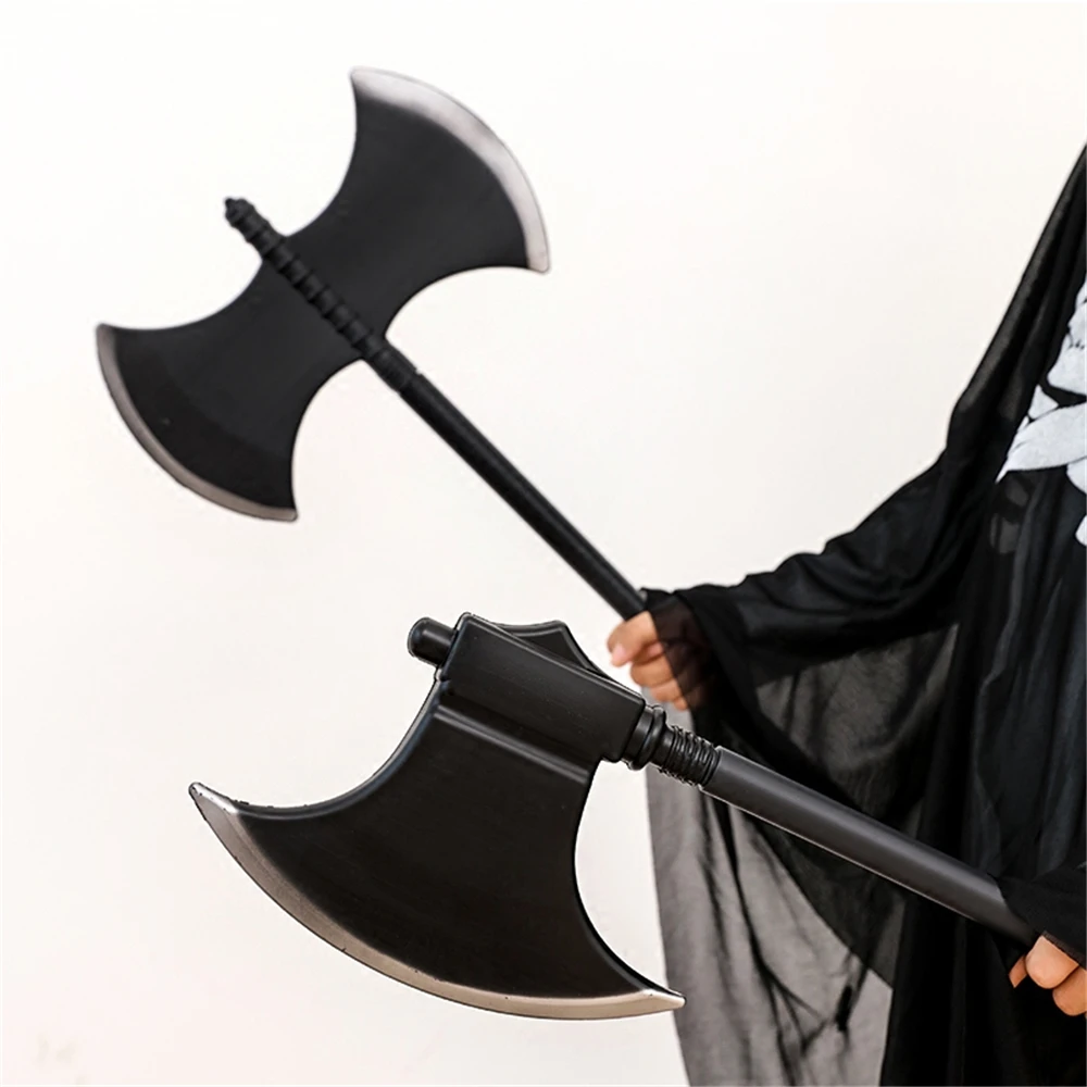 Halloween Perform Props Sickle Axe single long ax pirates COS props Kid