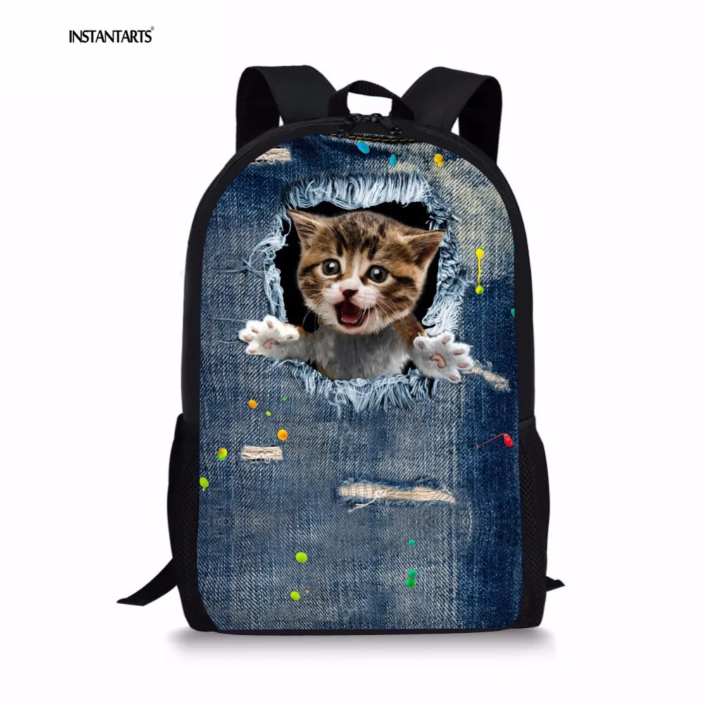 INSTANTARTS рюкзак в виде хомяка для детей девочек и мальчиков Mochilas школьные сумки