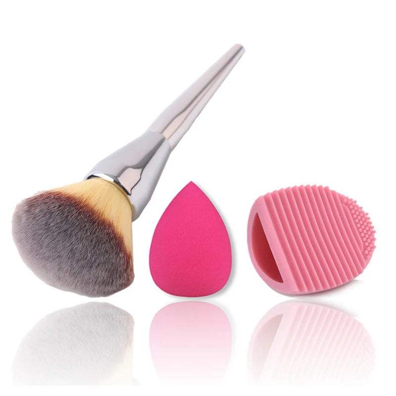 Big Size Makeup Brushes Kit Soft Powder Brush Blush/ Foundation Sponge