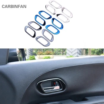 

For Honda HR-V HRV Vezel 2015 2016 2017 LHD Car Styling Inner door bowl frame Cover Trim Door handles cover sequins C322