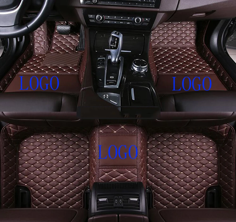 

Fit bmw x2 f39 2018 car accessories Leather Car Floor Auto Mats Waterproof Mat for BMW series all supply