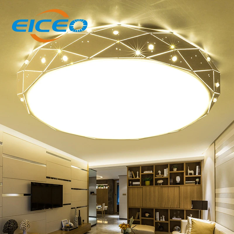 

(EICEO) Modern Minimalism LED Ceiling Light Round Indoor LED Ceiling Lamp creative personality study dining room balcony lamps