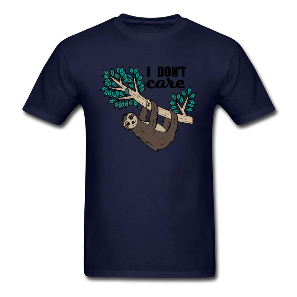  Mens T Shirts Sloth Geek Tops T Shirt Pure Cotton Crew Neck Short Sleeve Design Tops T Shirt Lovers Day Drop Shipping Sloth navy