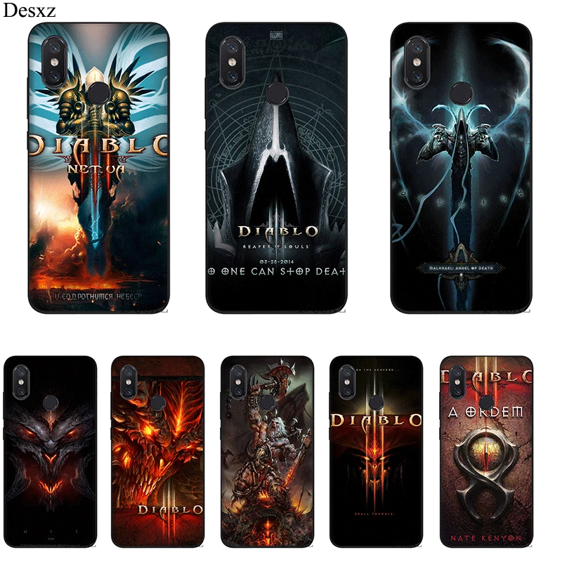 

Silicone Mobile Phone Case For Huawei P30 P20 P10 P9 P8 Lite Pro P Smart Cover TPU Cool Game Diablo 3 Shell