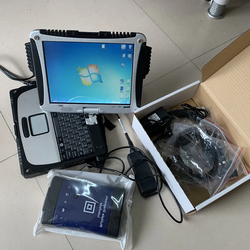  for g.m mdi scanner MDI Multiple Diagnostic Interface wifi software with laptop cf19 touch screen c