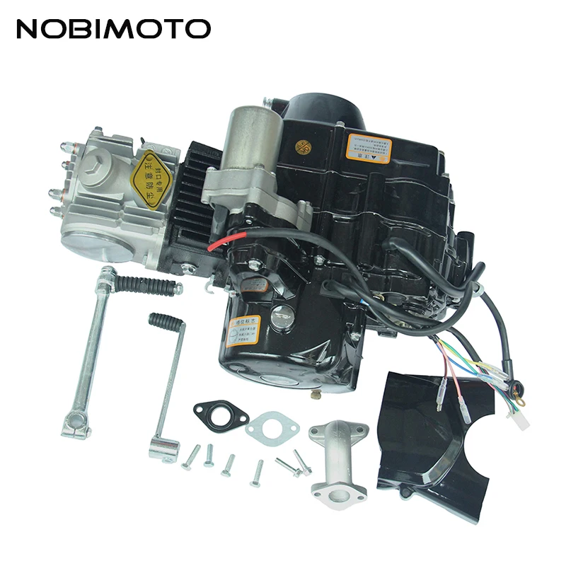 Mini Dirt Bike 110cc Electric Foot Start Engine High Performance Aluminum Motorcycle Motor Engines For Mini Dirt Bike FDJ-006