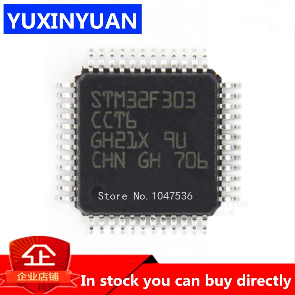 1 шт. STM32F303CCT6 STM32F303 QFP-48 IC MCU 32BIT 256KB FLASH 48lqfp