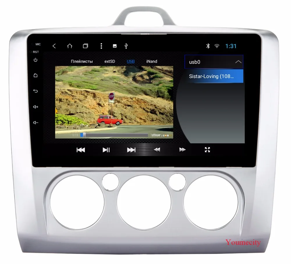 Excellent Android 9.0 Car dvd Player For Ford focus 2 3 2006 2007 2008 2009 2010 2011 IPS screen wifi+Radio 2GRAM Octa Core Video GPS 77