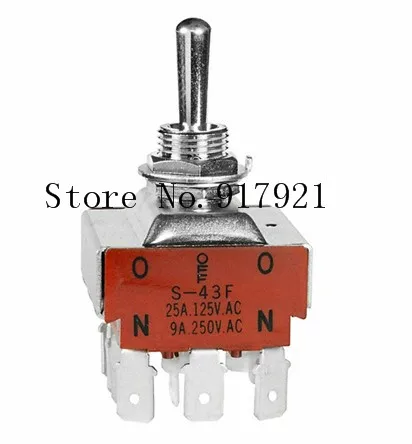 

[ZOB] S-43F imported Japanese nkk Toggle Switch S-2AL Toggle Switches S-116 toggle switch S-3F mass --10pcs/lot