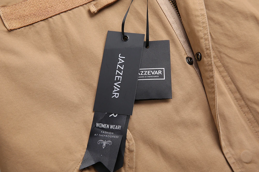 Jazzevar moda damska Armia Zielona duży szop futro z długim płaszczem Parkas znosić naturalne królik futro pokryte zimą kurtka -