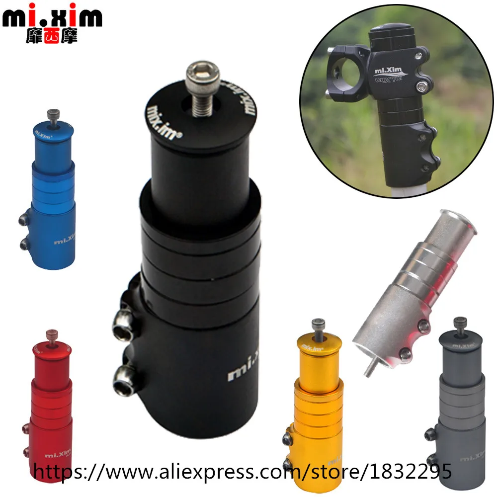

1pcs MTB Bicycle Mountain Bike Handlebar Fork Stem Riser Rise Up Extender Extension Heads Up Adaptor Durable Bicycle Parts