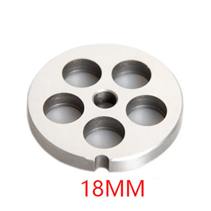 

3 Holes Stainless Steel Meat Grinder Plate Accessories 69mm Replacement 1pc 6mm 8mm 10mm 12mm 18mm High quality