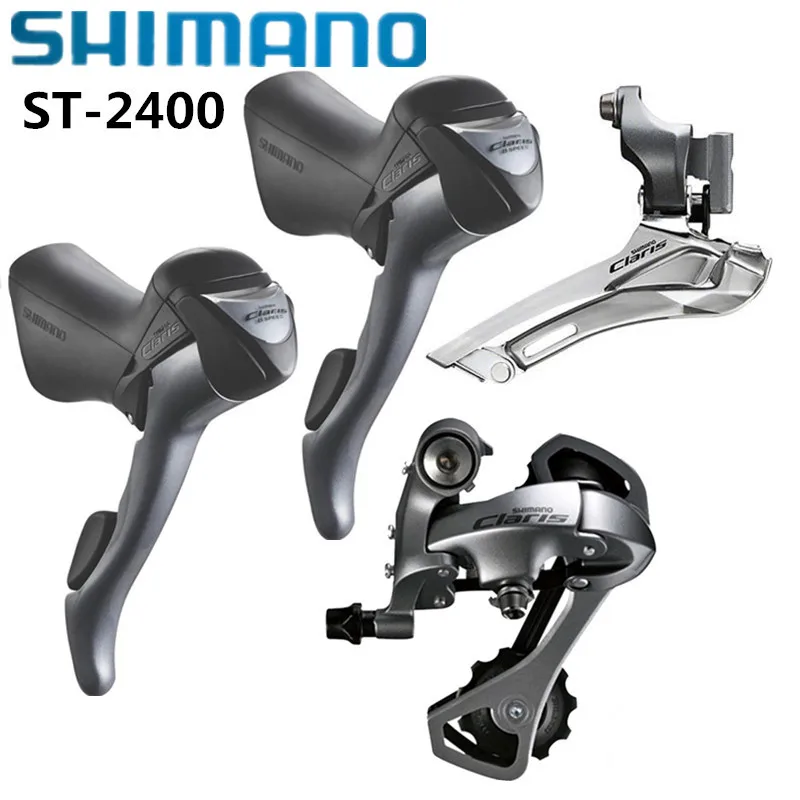 

Shimano 2400 Groupset set 3 pcs 2x8 road bike bicycle 16 speed Groupset set