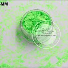 TCF501 неоновые зеленые цвета 1,5 мм Размер устойчив к растворителям блеск для пилка для ногтей или другого DIY украшения