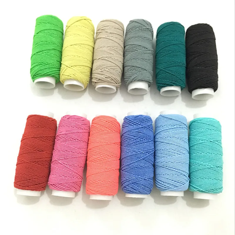 12 x Round Sewing Shirring Elastic Craft 20 Metres Spools AA7640