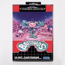 Игровой картридж Battletoads 16 бит MD игровая карта с розничной коробкой для sega Mega Drive для Genesis