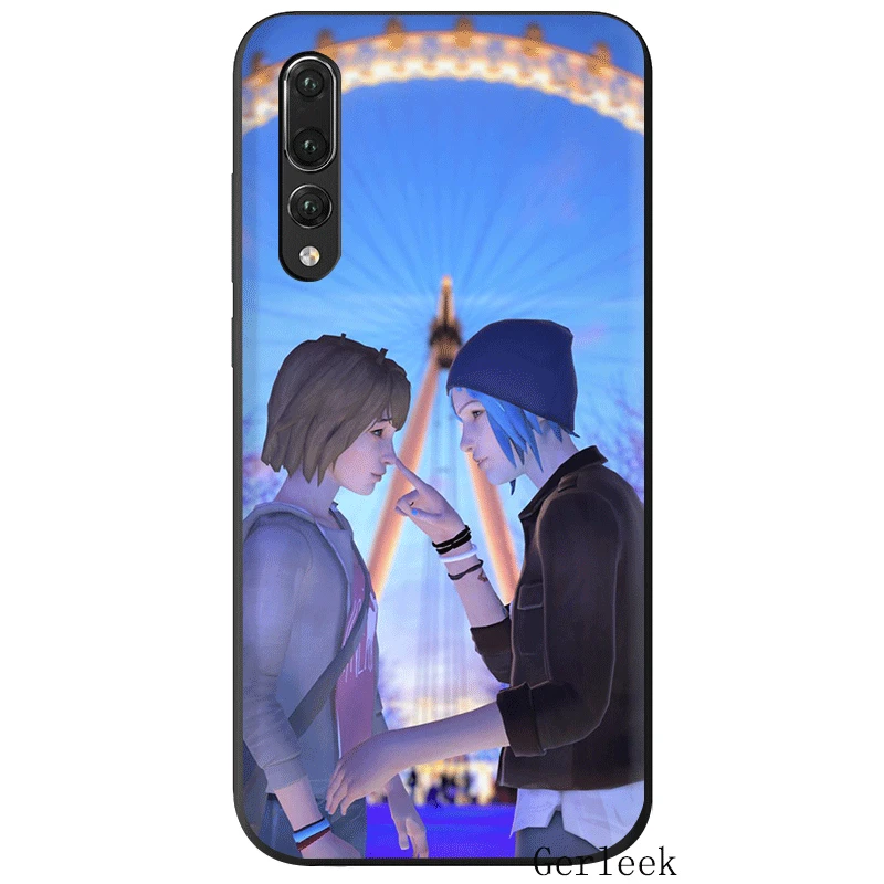 Черный мягкий чехол из ТПУ для Huawei P8 P9 P10 Lite P20 Pro MINI 2015 2016 2017 P Smart Shell|Чехлы-накладки|