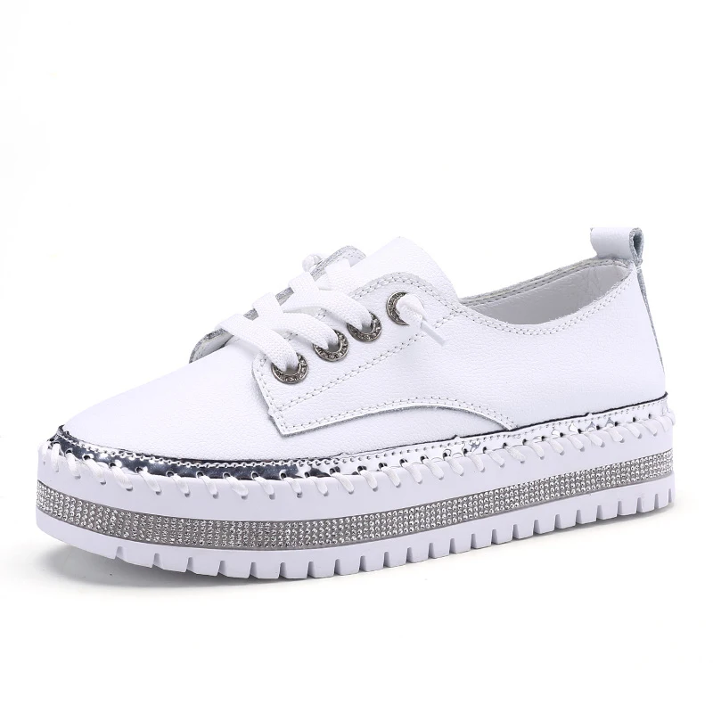 senhoras sapatos casuais femininos branco tênis planos