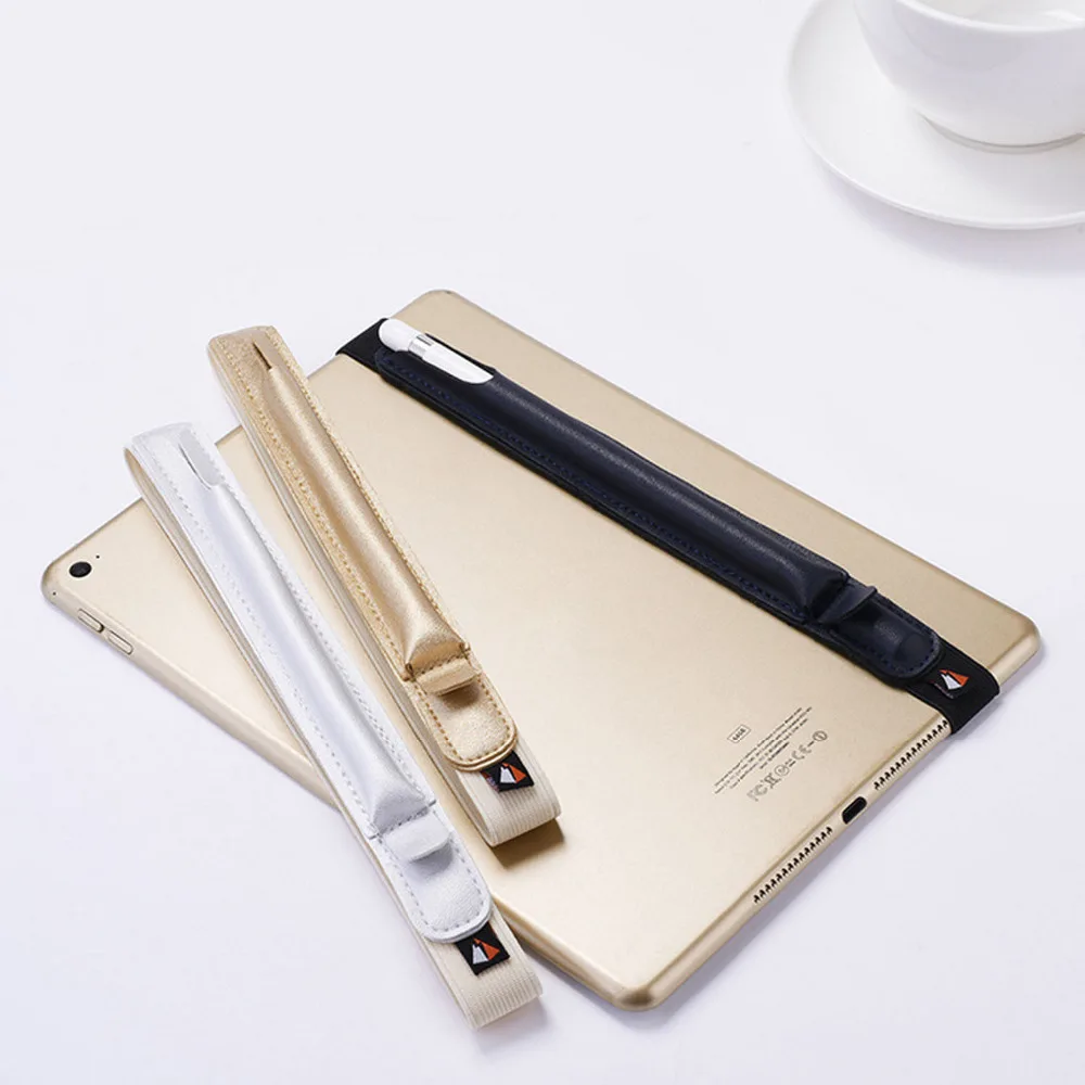PU Leather Elastic Tablet Stylus Pen Protective Case Cover Holder