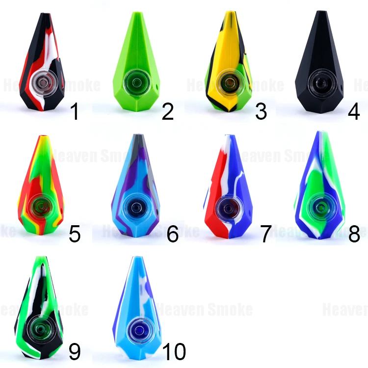 diamond smoking silicone pipe - heaven smoke (29)