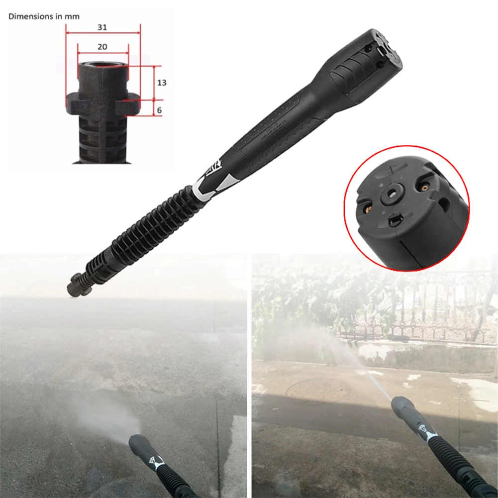

4 In 1 Extension Multifunctional Car Washer Tool Sprayer Engineering Plastic Durable Rotating Nozzle For Karcher K1 K2 K3 K4 K5