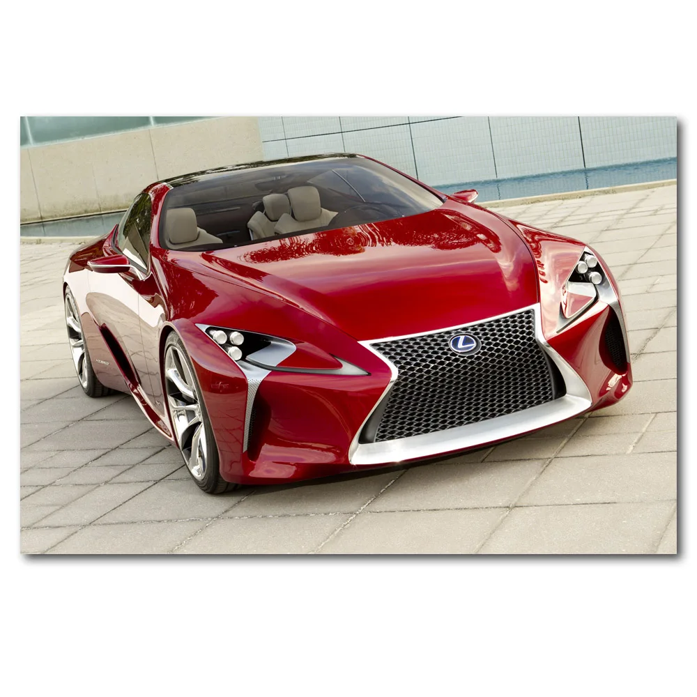 Lexus LF LC Sport Coupe Concept Supercar настенные художественные плакаты на холсте картины для