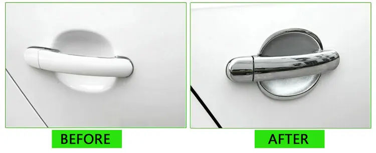 Для Skoda Octavia a 5 2 a5 Роскошные хромированные покрытия для дверных ручек набор отделки из 4 дверей 2004-2013 аксессуары наклейки для стайлинга автомобилей