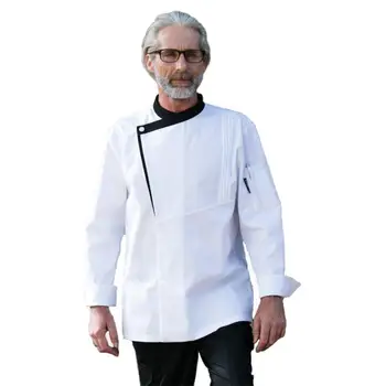 

Aprons Chef overalls long-sleeved kitchen clothing restaurant fashion long-sleeved autumn and winter clothes apron