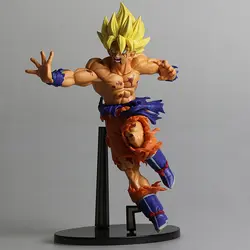 18 см Dragon Ball Z Scultures большой воскресение F укладки Бог Супер Saiyan Сон Гоку bardock Dragon Ball Z ПВХ фигурку