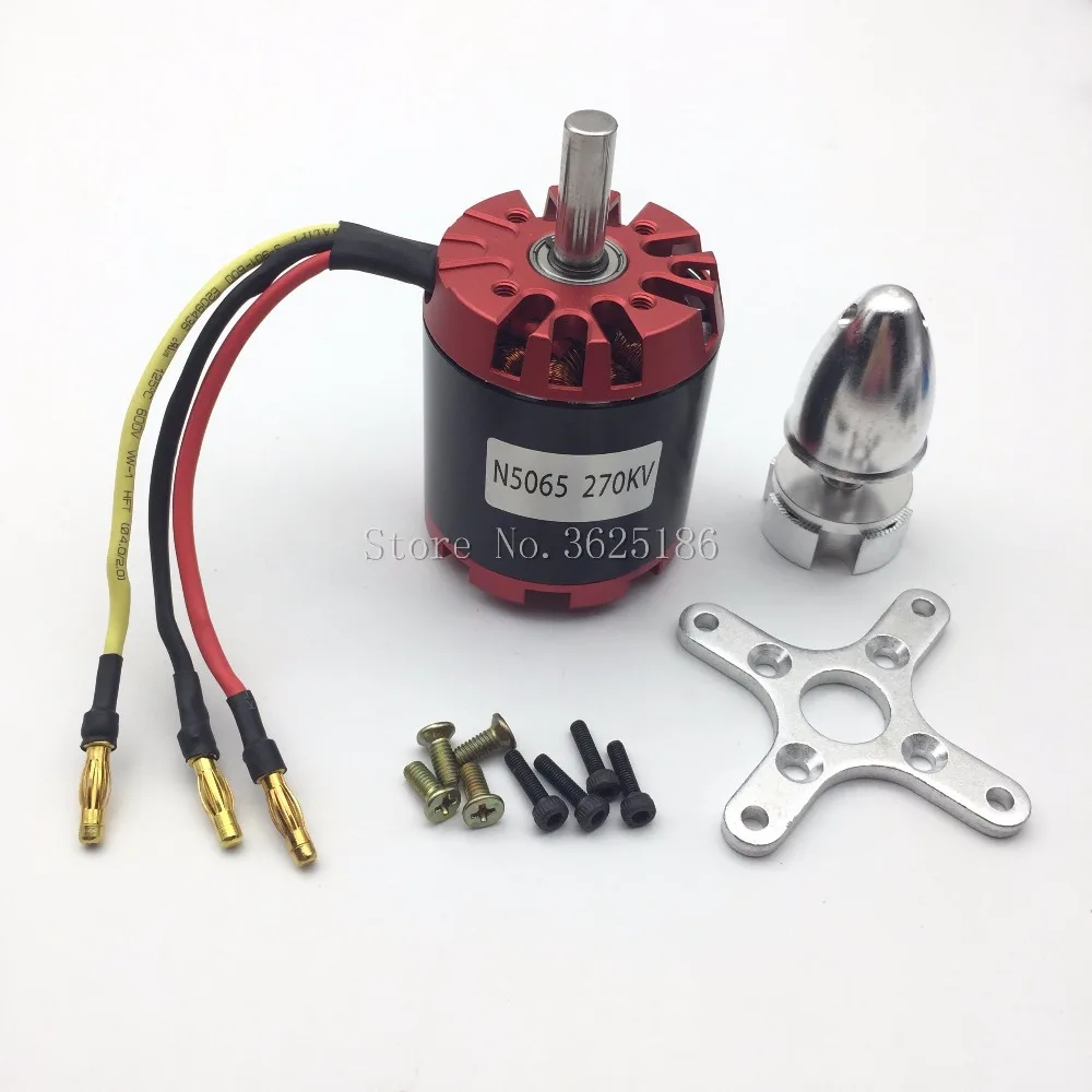 Бесщеточный двигатель Outrunner N5065 270KV 1665W для DIY электрических скейтбордов 1820W