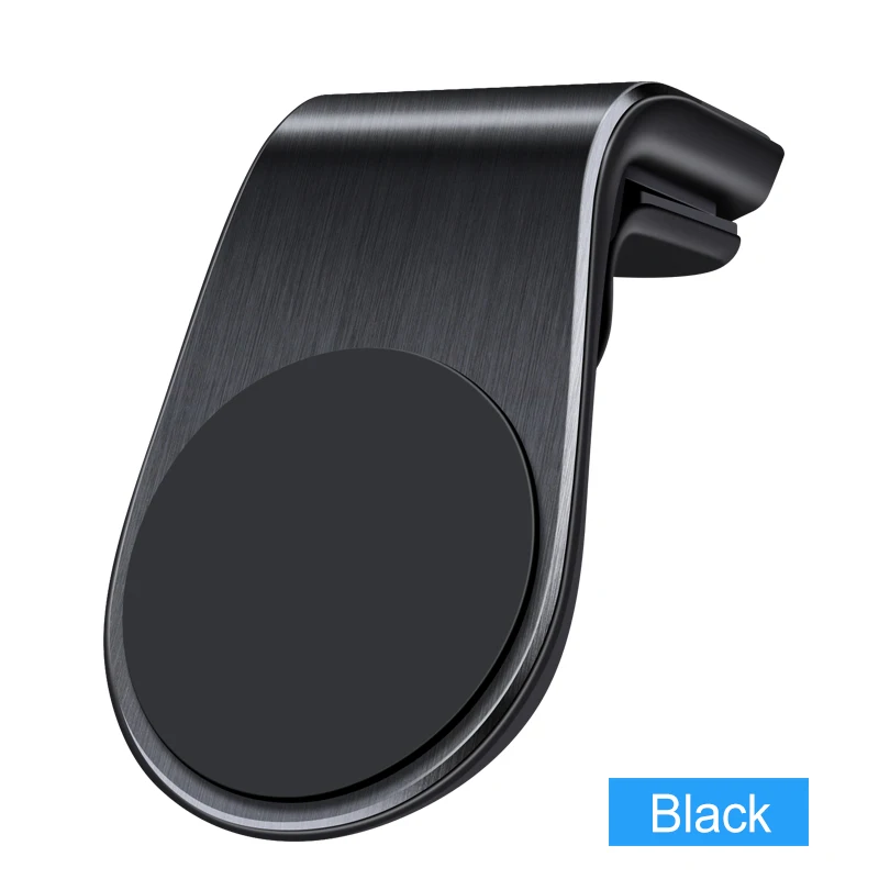 Elough магнитный автомобильный держатель для телефона, подставка для сотового телефона, магнит для телефона, поддержка мобильного телефона, универсальный gps дисплей, автомобильный держатель на вентиляционное отверстие - Цвет: Black