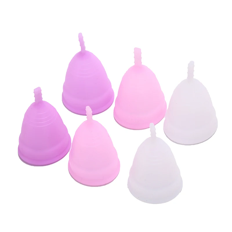 

Feminine Hygiene Menstrual Cup S L Silicone Coppetta Mestruale Coupe Menstruelle Moon Period Cup Menstrual Cup Randomly