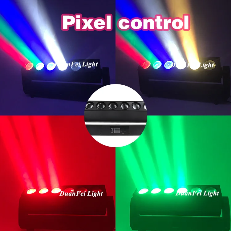 4 лот DJ Moving Head Beam Light LED 6x40 Вт бар моющийся Pixel RGBW для дискотеки DJ|Эффект освещения