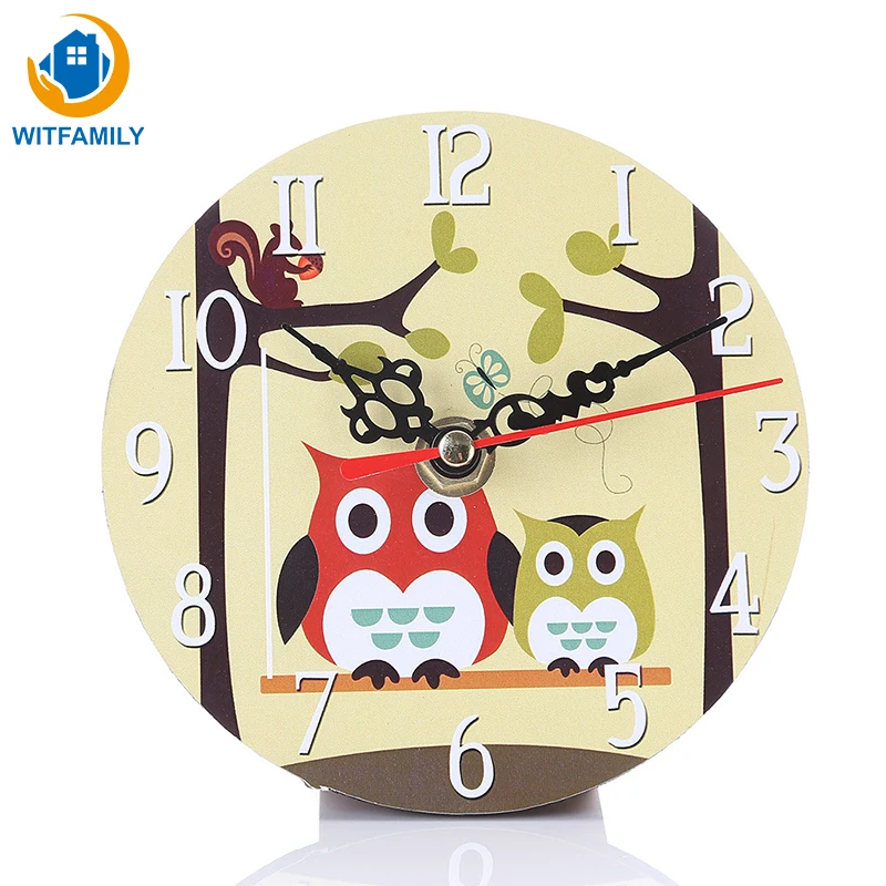 

Creative Wall Clock Modern Design Owl Mute Quartz Digital Wall Watch Silent Table Clock Home Decoration The Clock on The Wall