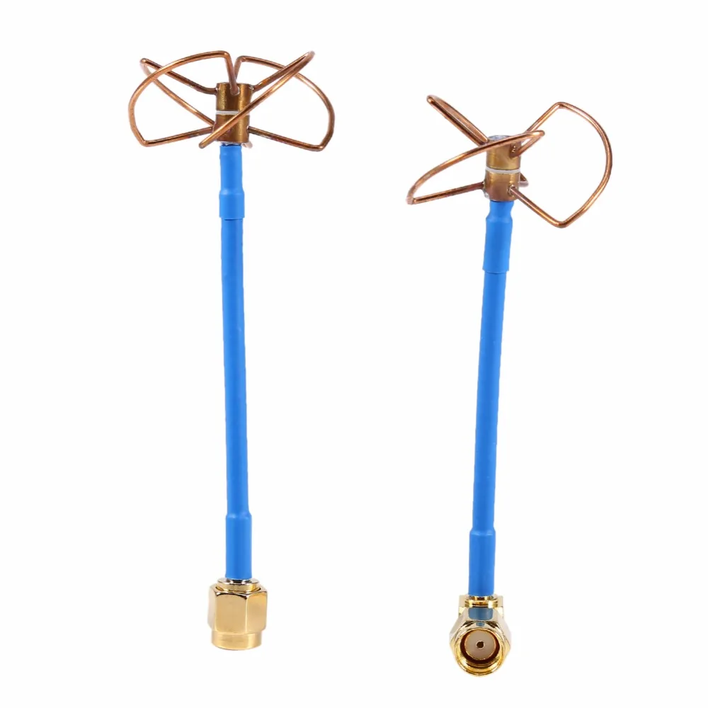 

2pcs/lot RC RP-SMA Plug 5.8Ghz Antenna Spare Parts for FPV Earnest D2 High Gain Circular Polarized Clover Leaf Antenna Plug Set