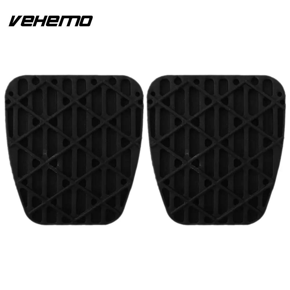 2PCS/Lot Car Brake Pedal Pad Rubber Clutch Pedal Cover Auto Brakes