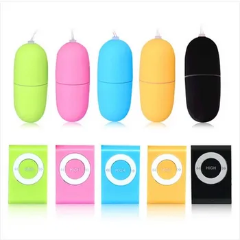 Waterproof Portable Wireless  MP3 Vibrators Remote Control Women Vibrating Egg Body Massager Sex Toys Adult Products