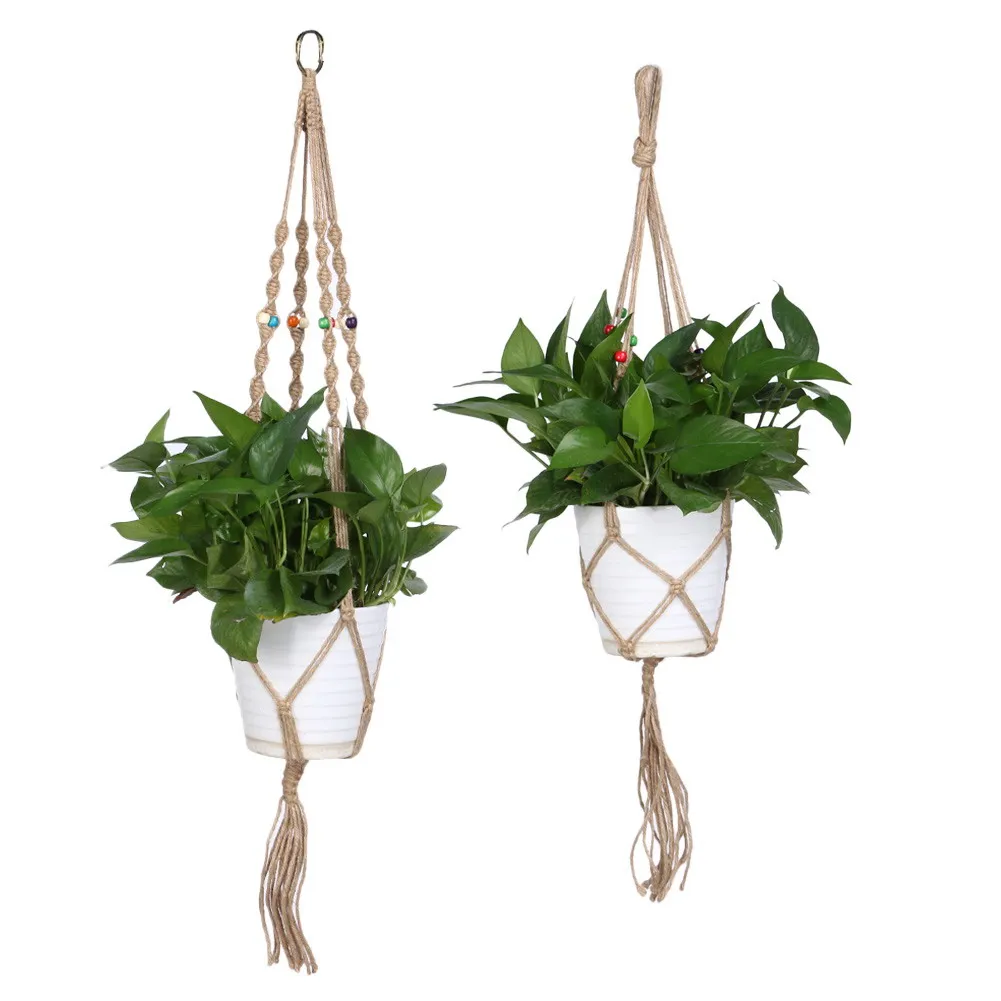 Plant Hanger Flowerpot Holder Gardenpot Lifting Rope String Garden