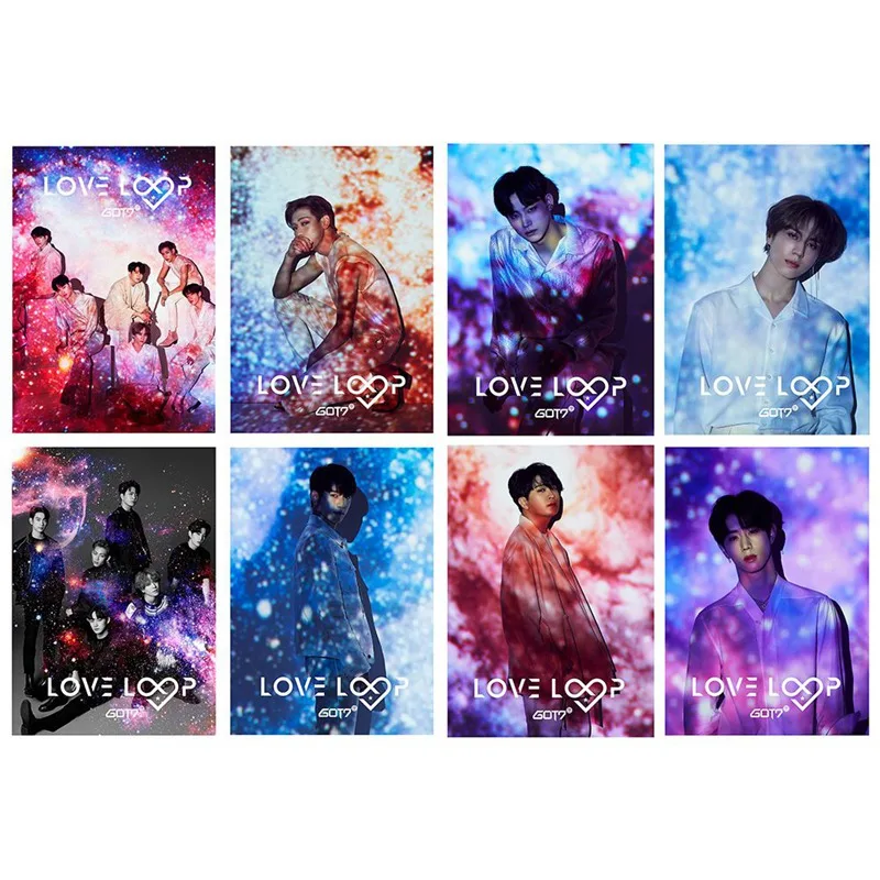 

1 Piece Kpop Got7 Concert Support Hand Banner Fabric Hang Up Poster For Fans Collection Gift