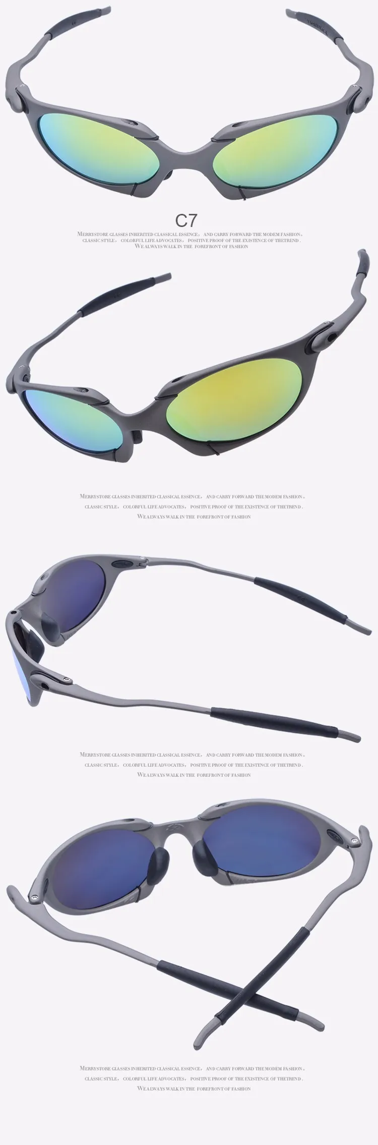 Солнцезащитные очки мужские Поляризованные велосипедные очки сплав оправа спортивные очки для верховой езды oculos de ciclismo gafas CP002-3