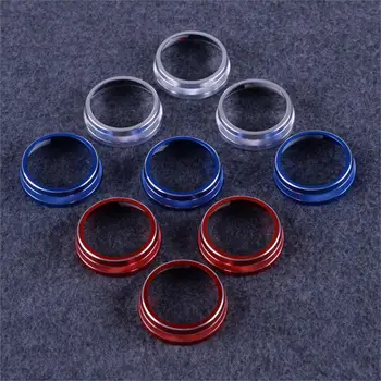 

CITALL 3PCS Interior Moulding Air Conditioning Knob Button Switch Ring Cover Trim Decoration Fit for Jeep Compass 2017+