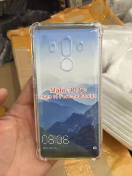 

50pcs/lot For Huawei Mate 10 pro Anti-shockproof Soft TPU Clear Transparent Back Case Cover For Mate 10pro